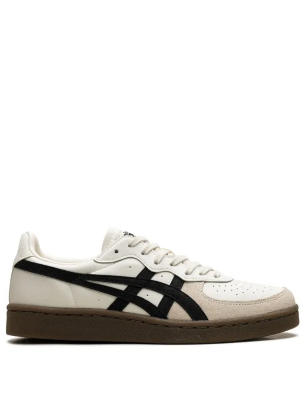 Onitsuka Tiger by Asics GSM Low Sneakers in Cream, Black and Brown